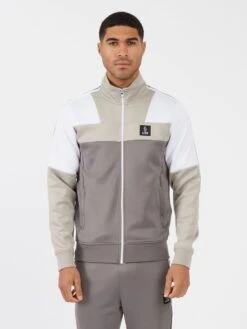 TEARS ZIP THROUGH FUNNEL NECK SWEAT -Luke Clothing Store M720360 CONCRETE 1 3efeb8fe b164 4312 b4c8 113ef1383e2b