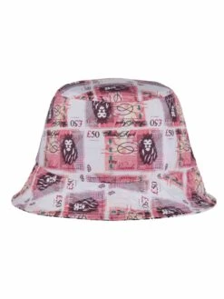 LOADS A MONEY REVERSIBLE BUCKET HAT -Luke Clothing Store M721256 redwhite 2