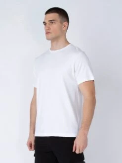 CENTER FOLD T-SHIRT -Luke Clothing Store M730158 WHITE WHITE 22