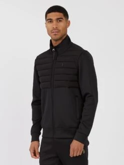 GABRIEL ZIP THROUGH PADDED JACKET 9 GABRIEL ZIP THROUGH PADDED JACKET -Luke Clothing Store M730367 BLK 02