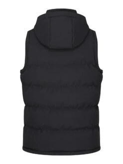 VIENNA QUILTED HOODED GILET -Luke Clothing Store M730755 BLACK 2