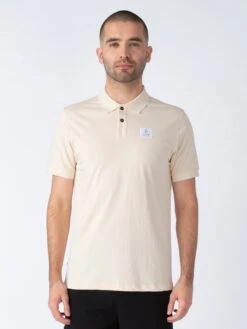 LAOS POLO -Luke Clothing Store M731450 ECRU 1