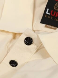 LAOS POLO -Luke Clothing Store M731450 ECRU 4
