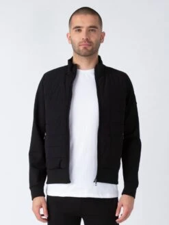 SICILY ZIP THROUGH SWEAT 12 SICILY ZIP THROUGH SWEAT -Luke Clothing Store M750301 BLACK 2