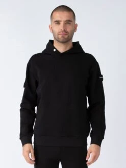 LOTUS RELAXED FIT HOODIE 12 LOTUS RELAXED FIT HOODIE -Luke Clothing Store M750302 BLACK 1 322355fe 5158 4a55 b95b d5c461ca067b
