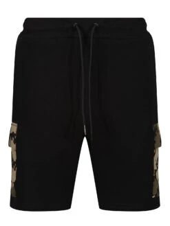 ACTIVE SWEAT SHORTS -Luke Clothing Store M750358 BLACK 1