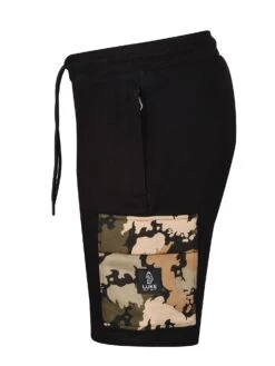 ACTIVE SWEAT SHORTS -Luke Clothing Store M750358 BLACK 3