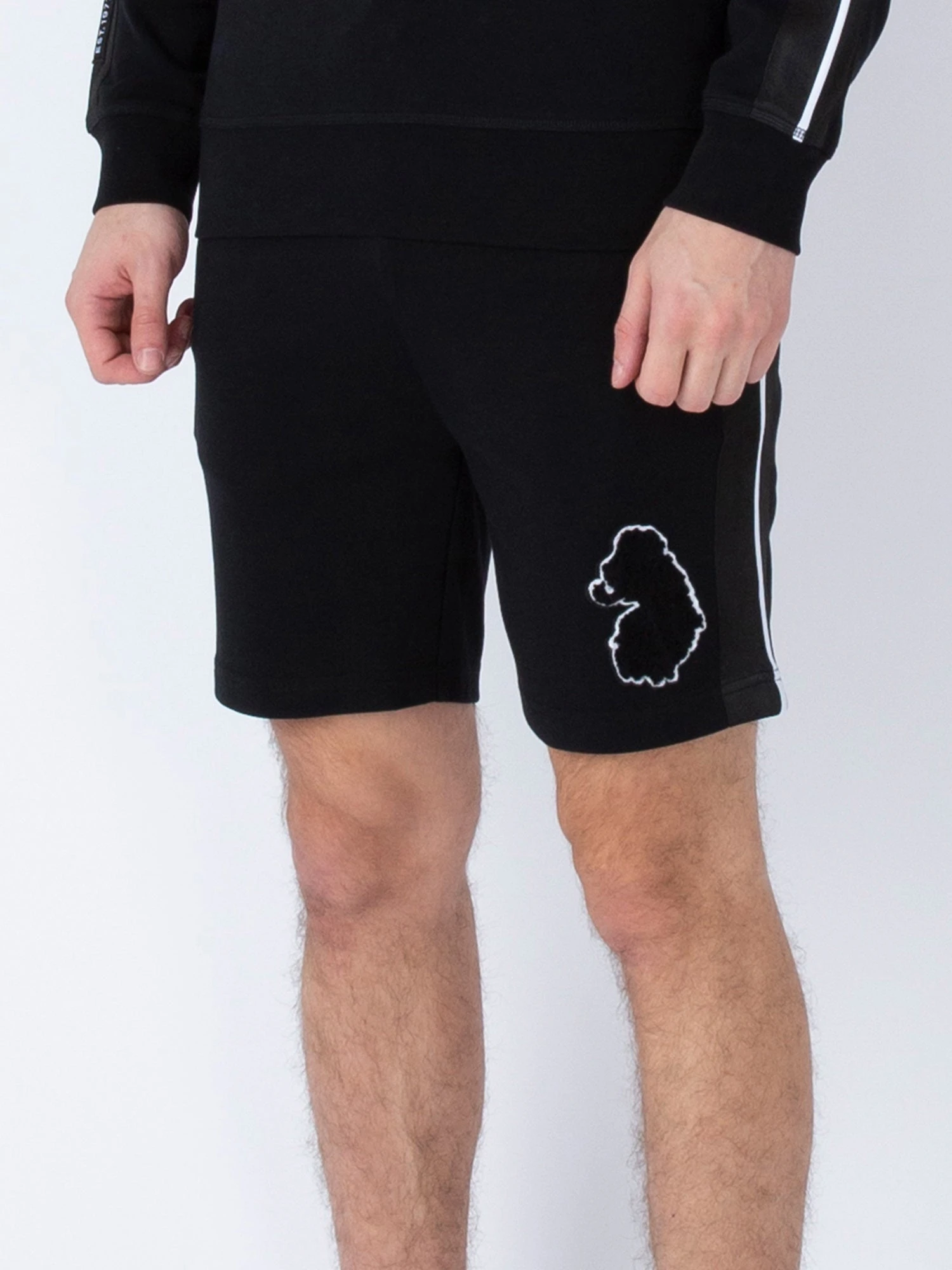 PELSALL VARSITY SWEAT SHORTS 1 PELSALL VARSITY SWEAT SHORTS
