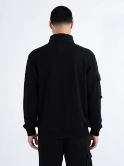 DAVAO ZIP NECK SWEATSHIRT 10 DAVAO ZIP NECK SWEATSHIRT -Luke Clothing Store M750367 BLACK 3 8385e450 57a8 45b8 b02f 872532410d30