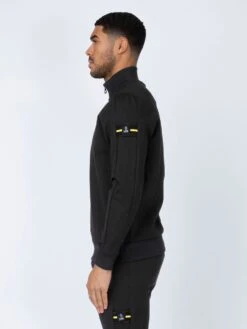 COOPER AFC WIMBLEDON QUARTER ZIP SWEAT -Luke Clothing Store M750375 BLACK 3