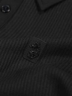 LARRY TEXTURED SLIM FIT SHIRT -Luke Clothing Store M751401 BLACK 3 695404ec 116f 4673 941c a06c74e1ca4c