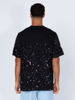 ST KITTS PAINT SPLATTER T-SHIRT 10 ST KITTS PAINT SPLATTER T-SHIRT -Luke Clothing Store M760157 BLACK 3 ab31dad6 39f4 4ec8 b8dc 8fa53e8b1090