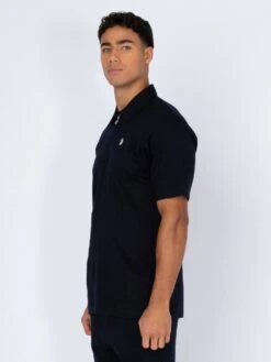 KERAMAS MERCERISED JACQUARD ZIP POLO -Luke Clothing Store M761451 DARKNAVY 2 05b73931 5b16 4ffd a80f 45bccf924e3f