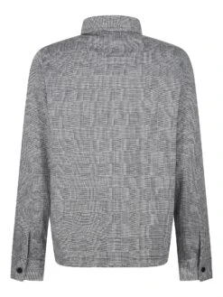 TYNE PREMIUM ZIP THROUGH TWIN POCKET OVERSHIRT -Luke Clothing Store M770302 MRL CHARCOAL 2