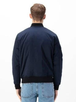 SUZHOU REVERSIBLE BOMBER JACKET -Luke Clothing Store M770750 DK NAVY ECRU 3 52e7edb8 7e0e 4b07 9c51 887a62fa9bcd