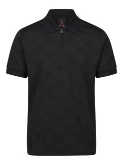 BAUER 2 JACQUARD ZIP POLO