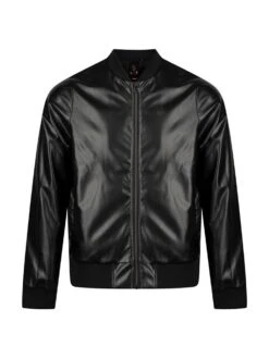 TOVEY DEBOSSED BOMBER JACKET