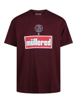 MULLERED DUAL PRINTED T-SHIRT