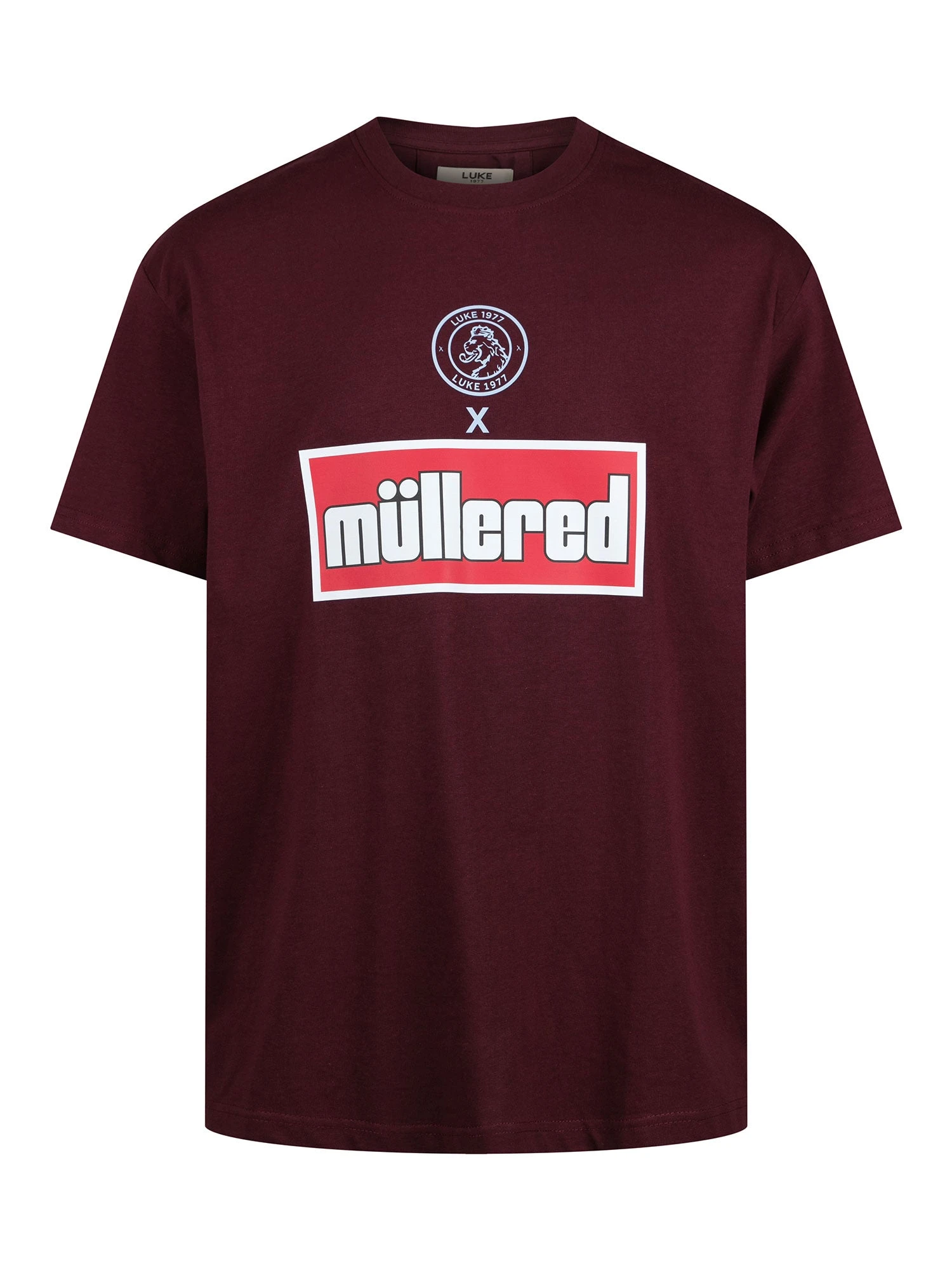 MULLERED DUAL PRINTED T-SHIRT 1 MULLERED DUAL PRINTED T-SHIRT