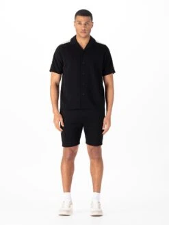 PEKING TAPE DETAIL SHORT SET