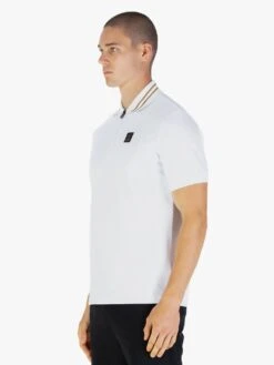 THROOP ZIP NECK POLO 9 THROOP ZIP NECK POLO -Luke Clothing Store M811450 WHITE 2 2fde56c1 97ba 462c 8a8c 52d1580f4464