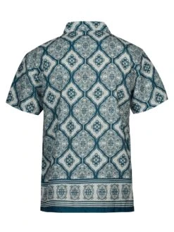 RAITIPURA PRINTED SHORT SLEEVE SHIRT 11 RAITIPURA PRINTED SHORT SLEEVE SHIRT -Luke Clothing Store m650805 ecru 2